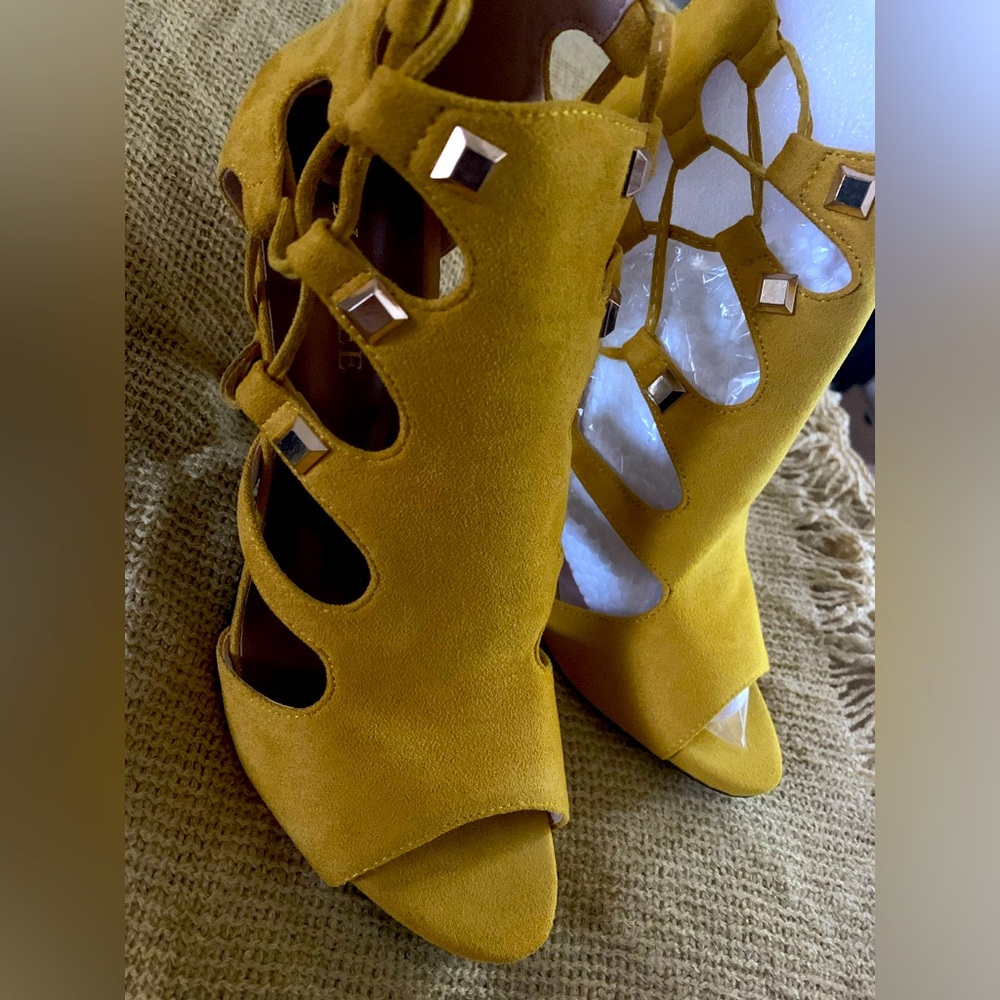 Womens 10.5CM Fish Mouth High Heel Sandals - Picture 6 of 10